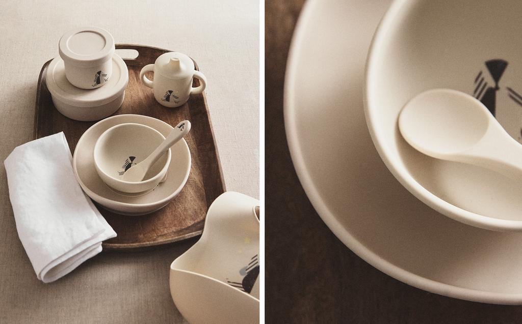 KIDS’ RABBIT SILICONE DINNER SET