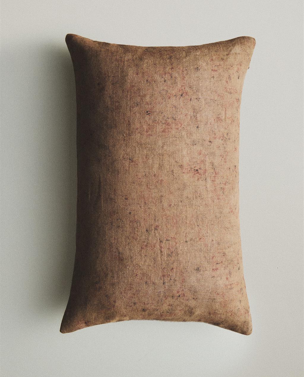 FLORAL PRINT CUSHION COVER