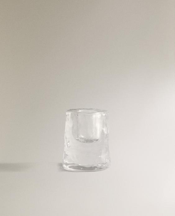 إناء شمعة زجاج