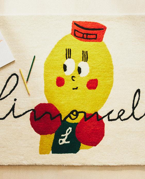 KIDS' LIMONCELLA X THE ANIMALS SENTINEL WOOL RUG