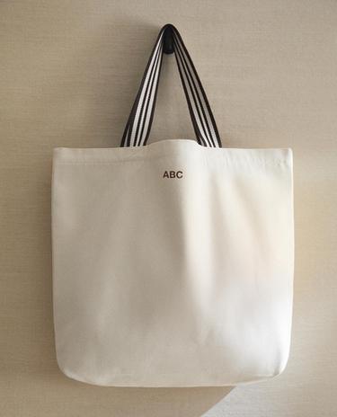 TKANA TORBA SHOPPER DWUSTRONNA W PASKI