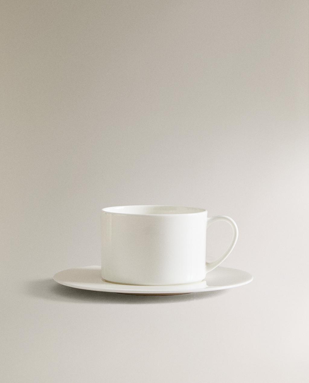 BONE CHINA TEACUP AND SAUCER
