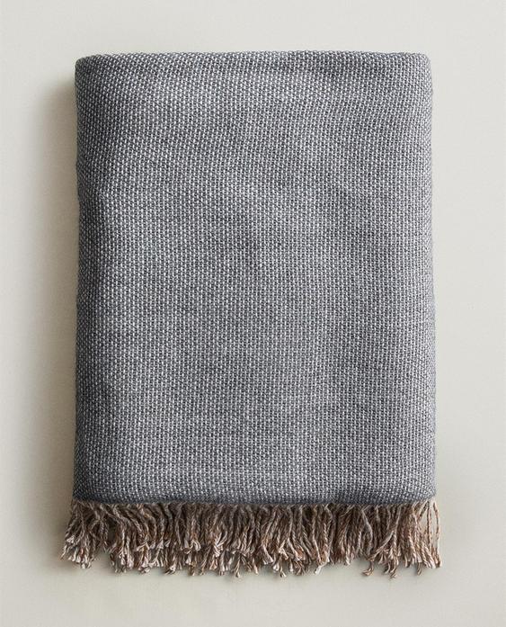 WOOL AND ALPACA THROW