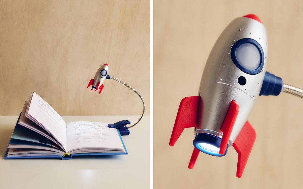 LAMPE DE LECTURE ENFANT FUSÉE