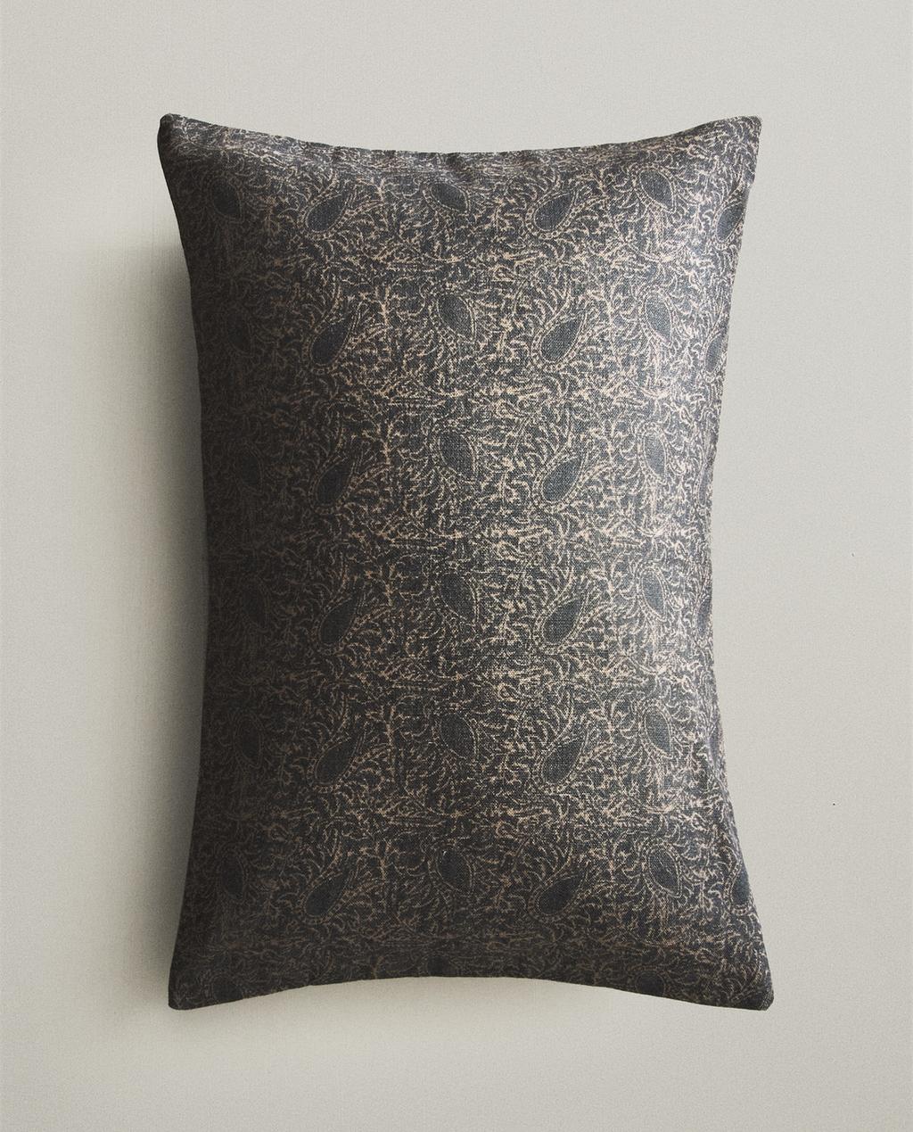 PAISLEY PRINT CUSHION COVER