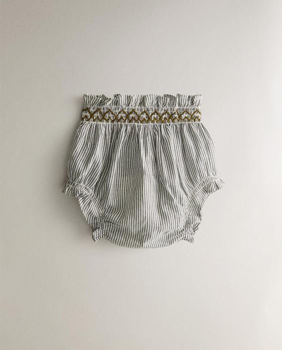 STRIPED BABY BLOOMERS