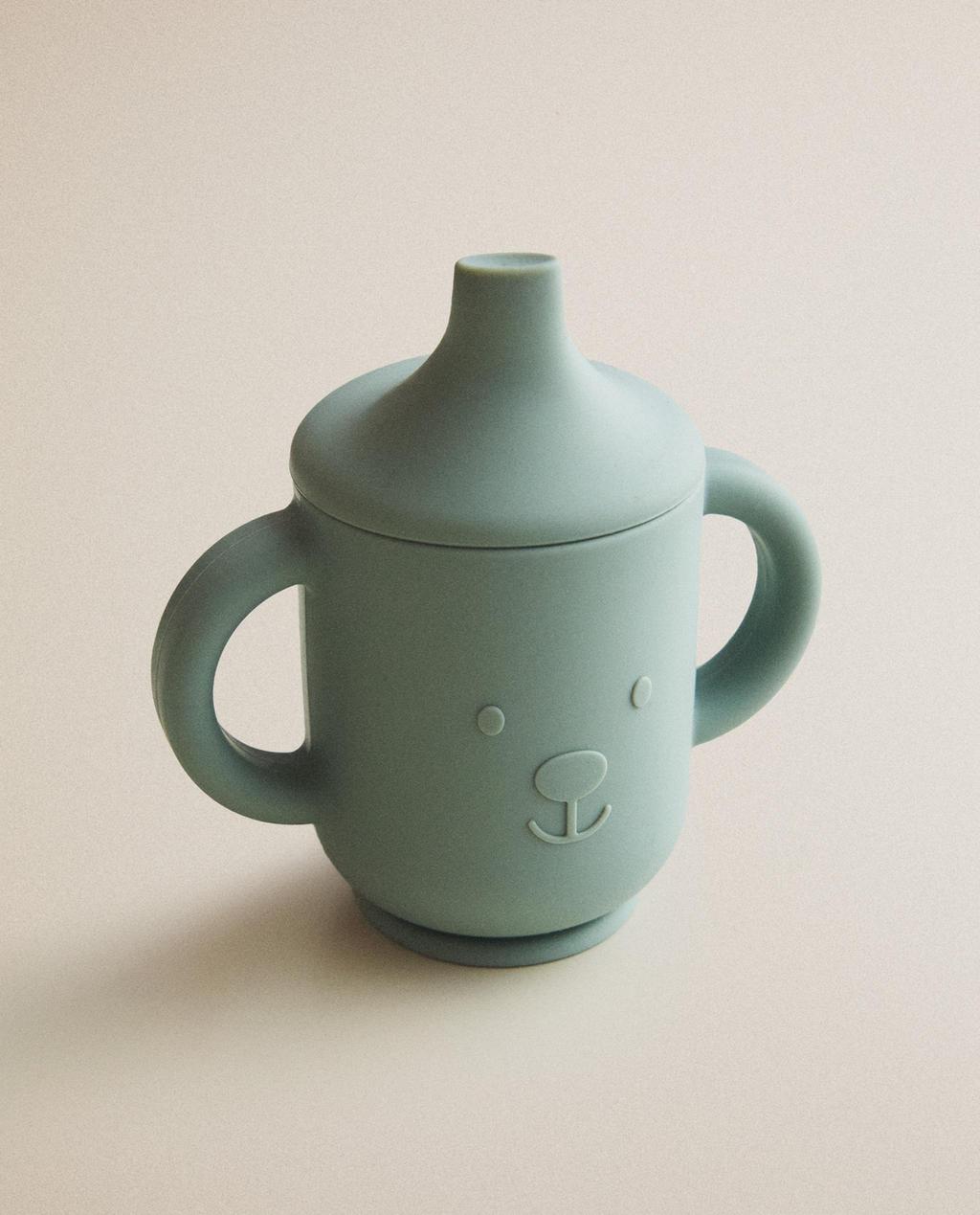 KIDS' BEAR SILICONE LEARNING GLASS