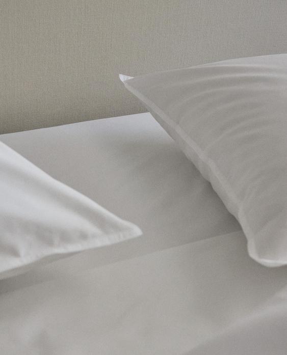 ÇARÇAF ME LLASTIK PAMBUK PERCALE | 30 CM I LARTË (500 FIJËSH)