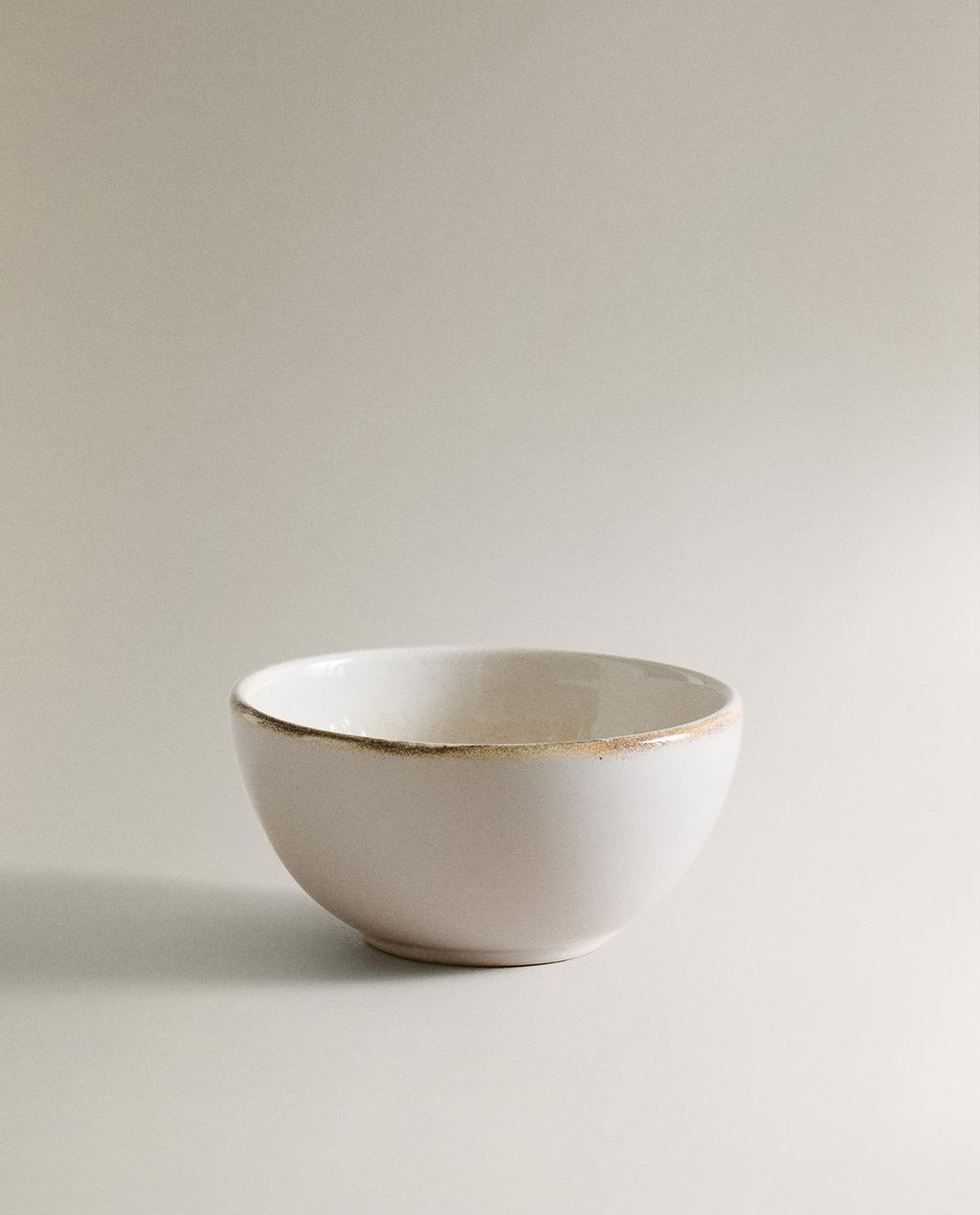 ECRU STONEWARE MINI BOWL
