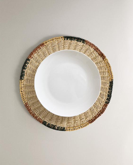 WOVEN RATTAN PLACEMAT