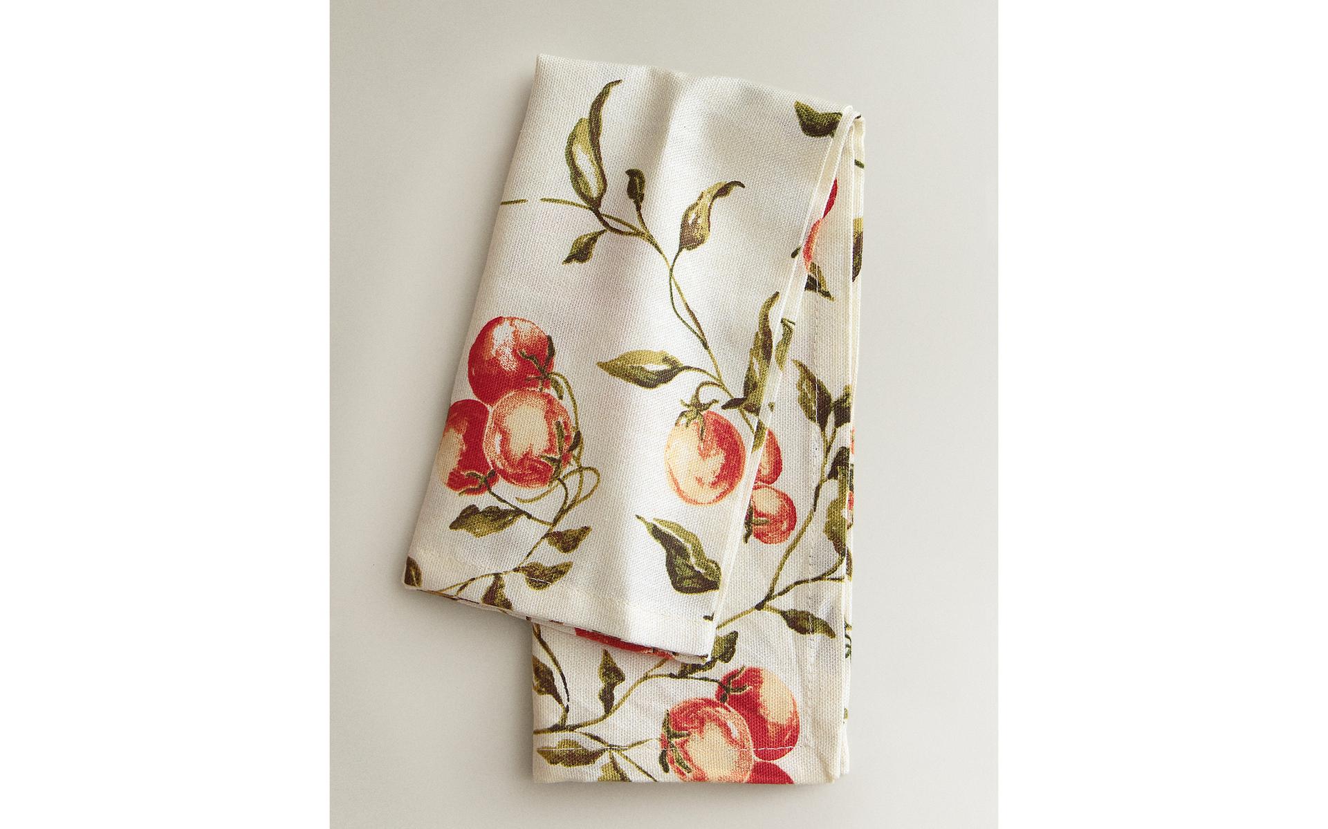 PACK OF TOMATO PRINT NAPKINS (PACK OF 2)