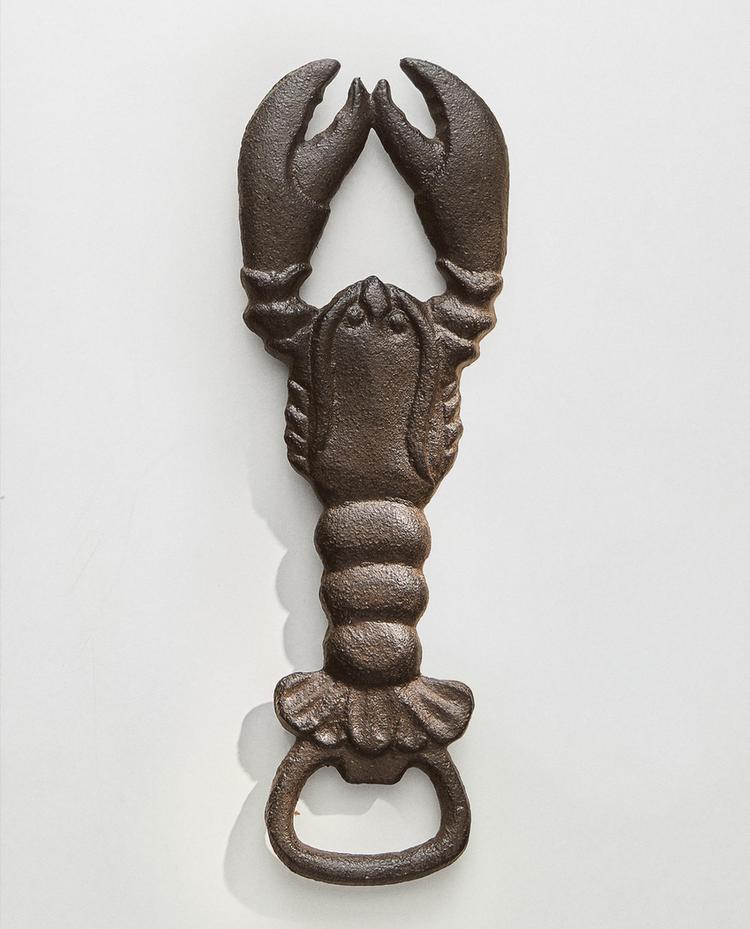 CAST IRON LOBSTER BOTTLE OPENER