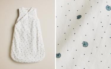 CHILDREN'S LEAF PRINT SLEEPING BAG
