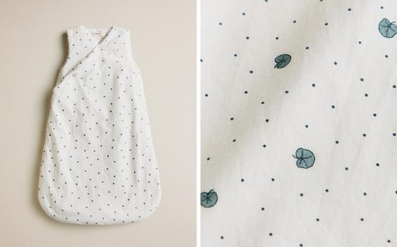 CHILDREN'S LEAF PRINT SLEEPING BAG