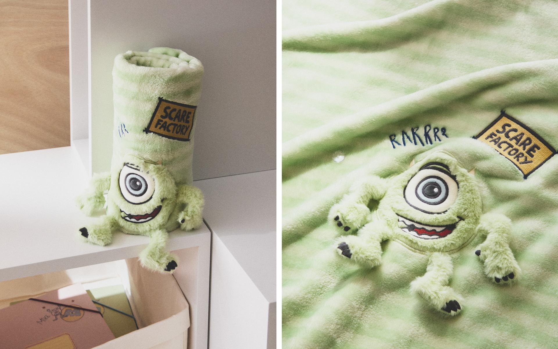 COUVERTURE ENFANT MIKE WAZOWSKI MONSTRES & CIE ©DISNEY/PIXAR