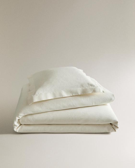 PIQUÉ BEDSPREAD WITH HEMSTITCHING