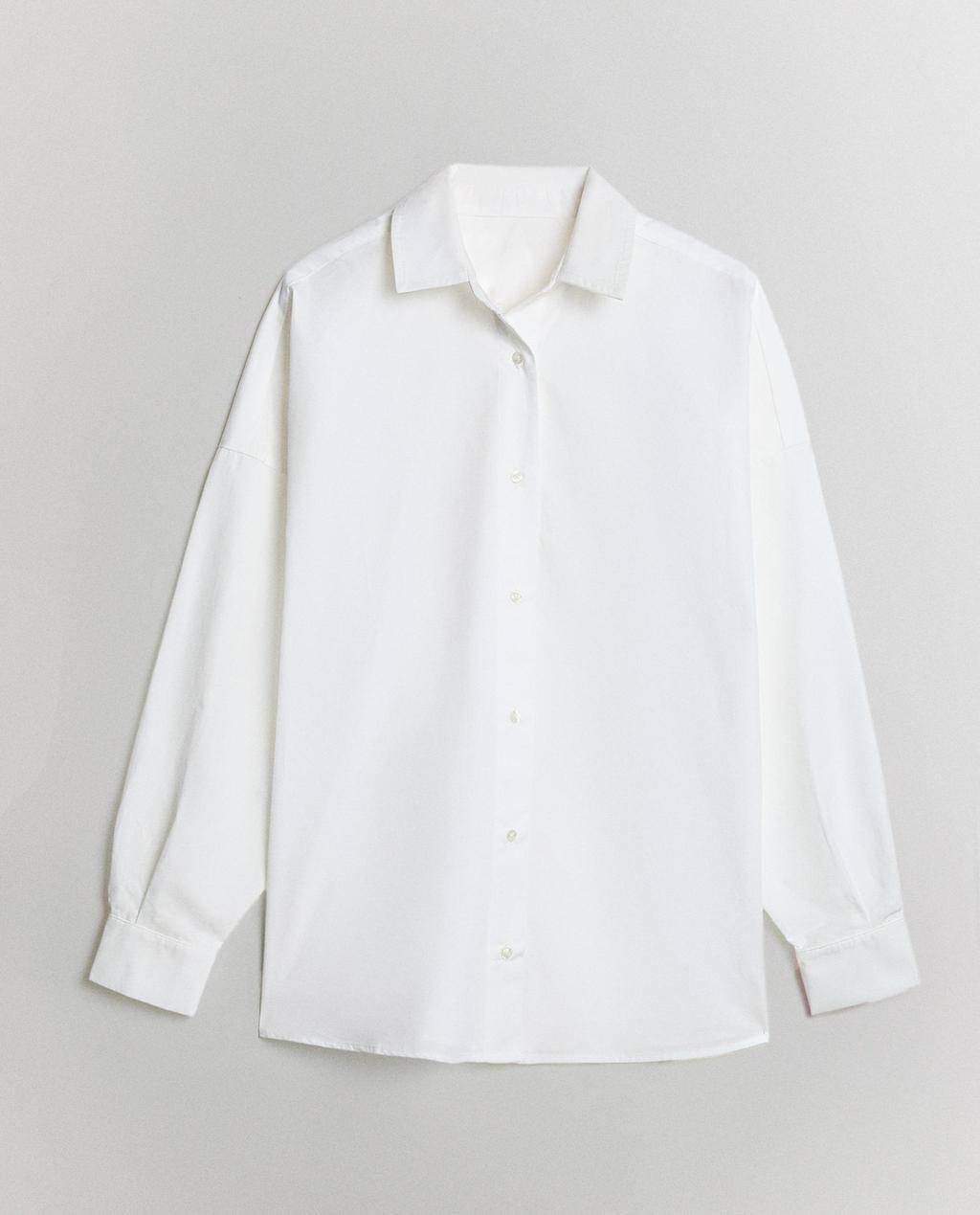 CHEMISE EN COTON UNIE