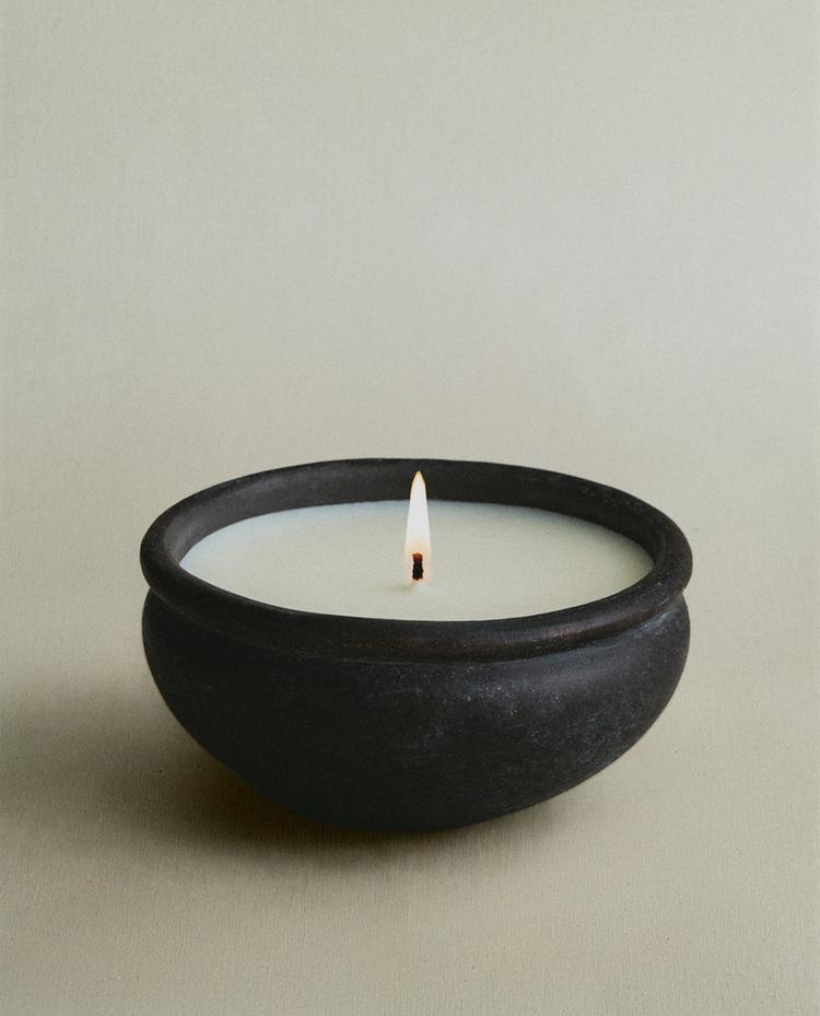 (220 G) ΑΡΩΜΑΤΙΚΟ ΚΕΡΙ LEATHER AMBER