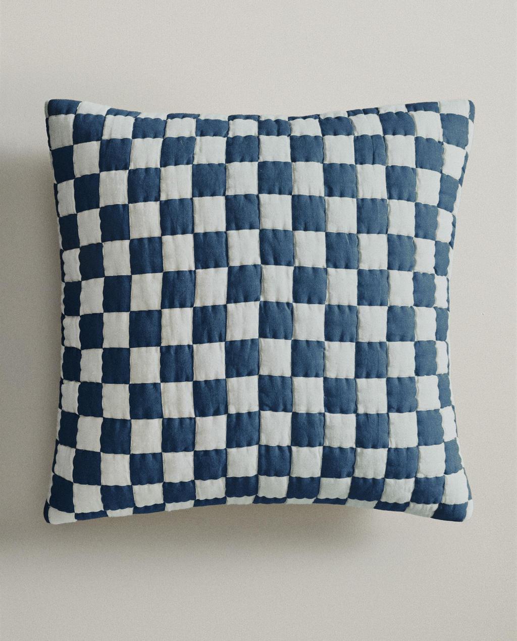 FEDERA DA CUSCINO IN COTONE A QUADRI