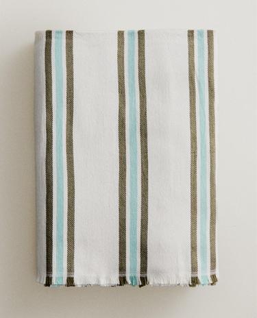 MULTI-PURPOSE STRIPED BLANKET