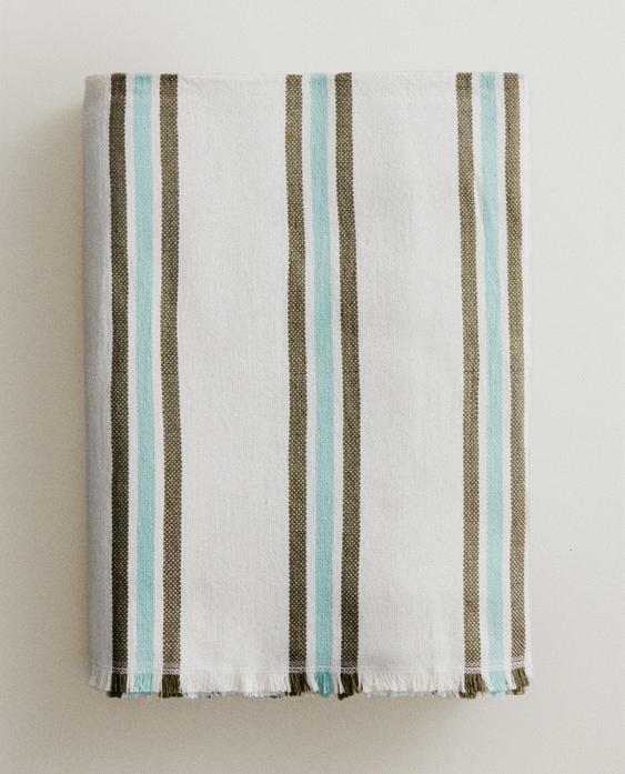 MULTI-PURPOSE STRIPED BLANKET