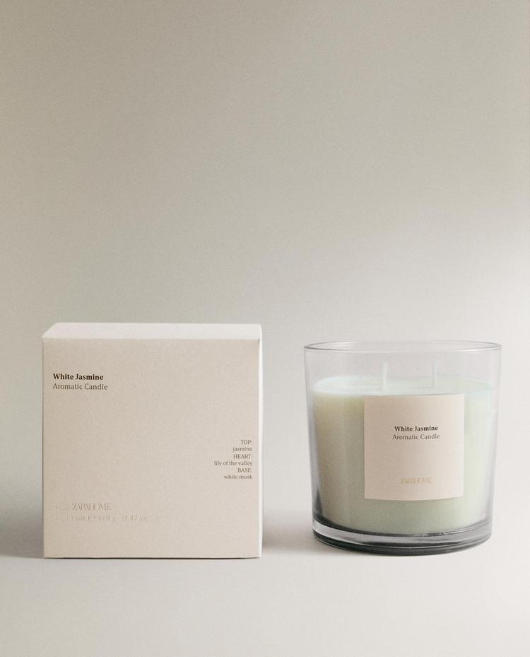 (620 G) VELA AROMÁTICA WHITE JASMINE