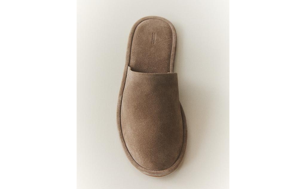 LEATHER MULE SLIPPERS