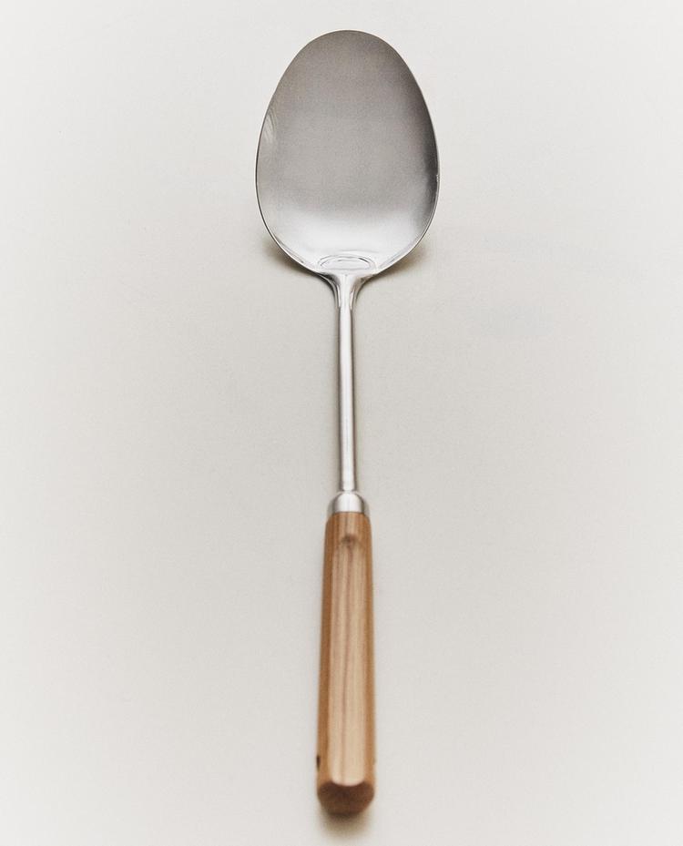 EIKEN EN STALEN LEPEL