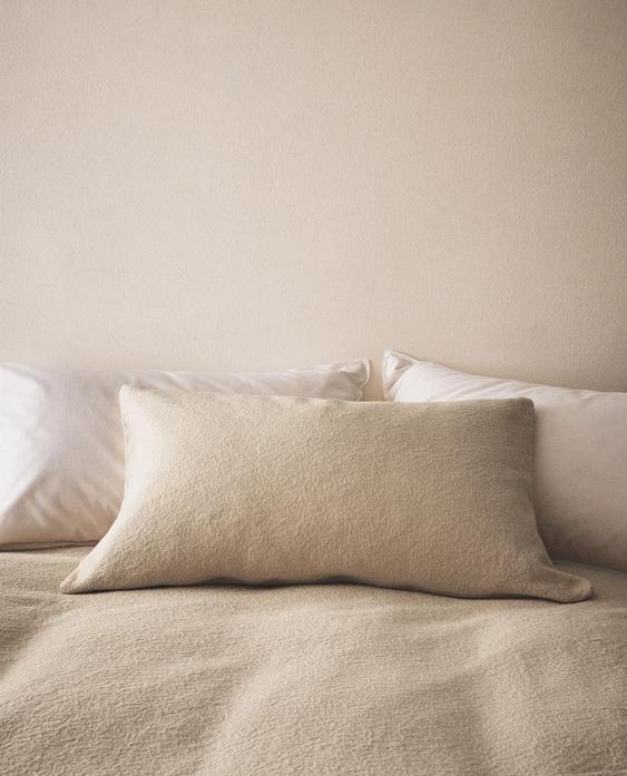COTTON JACQUARD CUSHION COVER