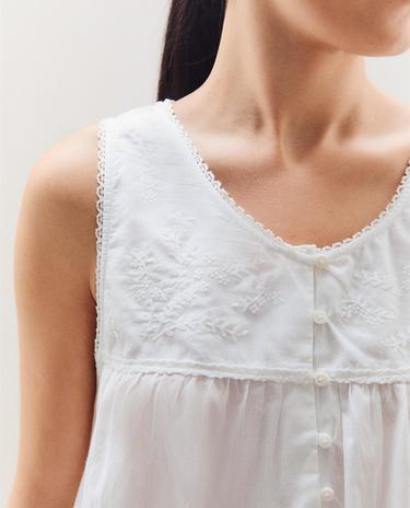 CAMISÓN ALGODÓN BORDADOS