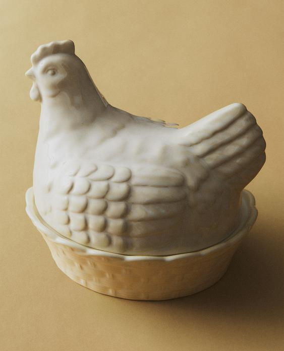 POT CÉRAMIQUE POULE