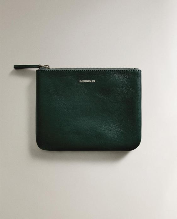 "EERGENCY BAG" NECESSÄR I LÄDER