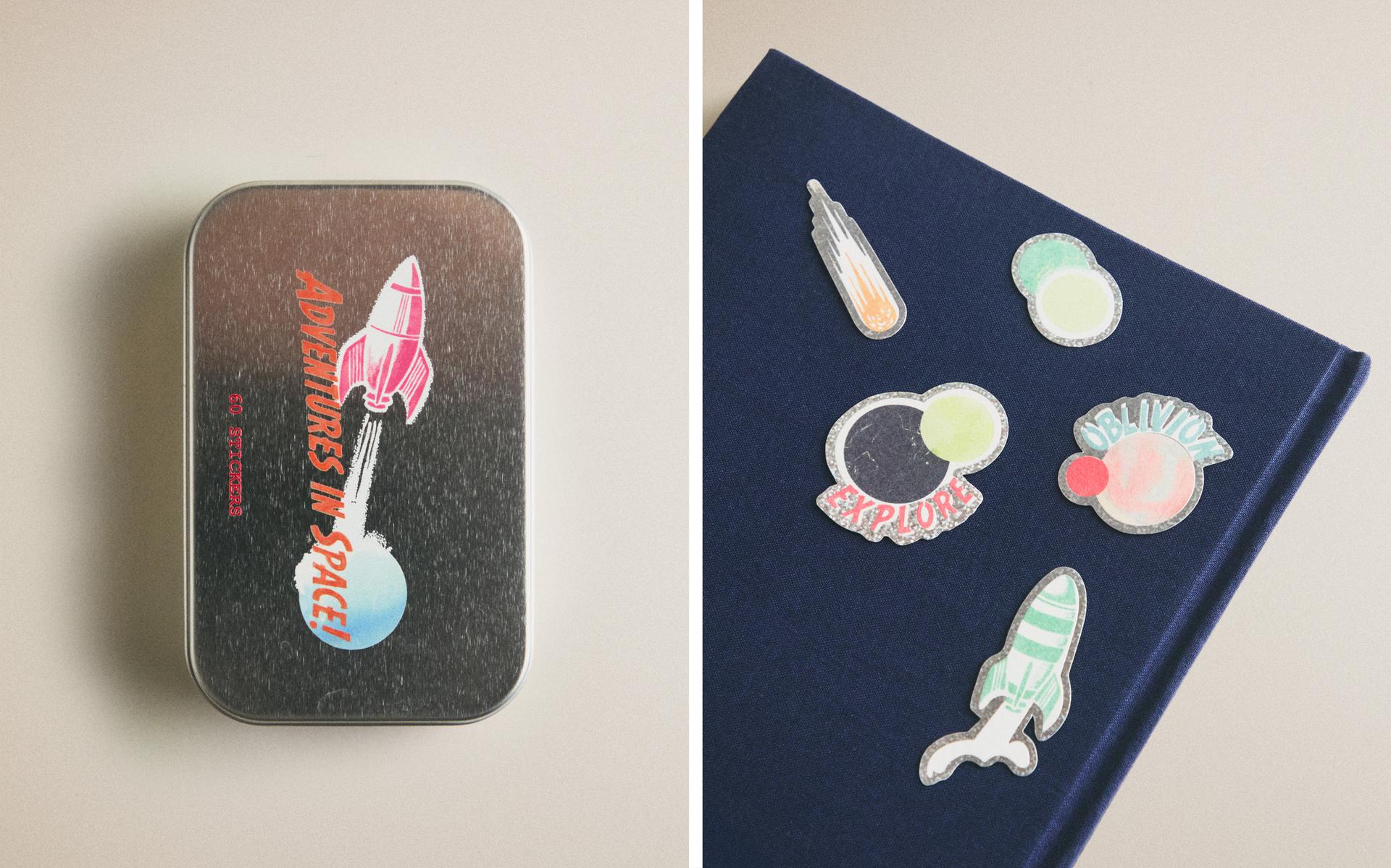 CHILDREN'S SPACE STICKERS