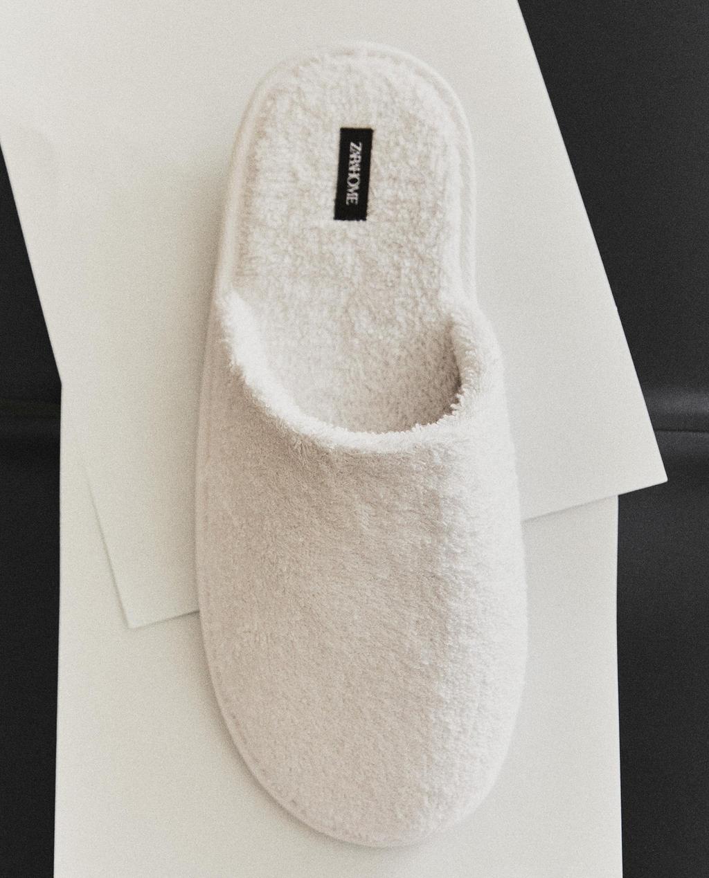 COTTON MULE SLIPPERS