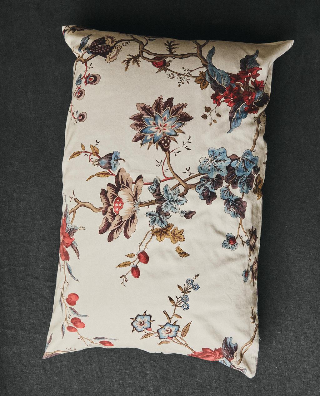 SATIN FLORAL PILLOWCASE | KATHARINE POLE