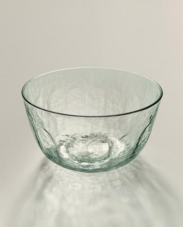 SALADIER VERRE MARTELÉ