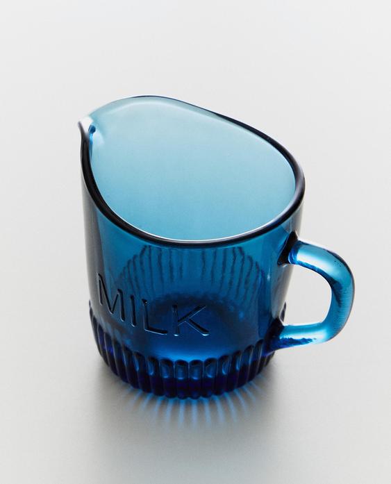 GLASS MILK JUG