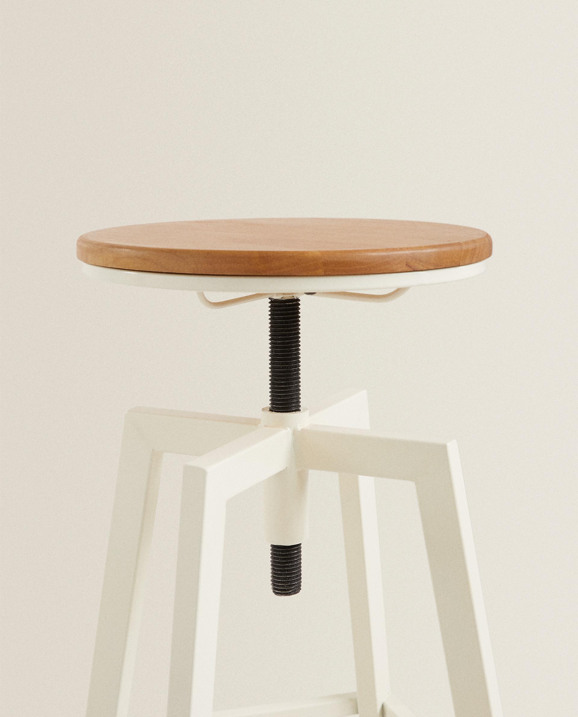 木製＆メタル 回転式ハイスツール | Zara Home 日本/Japan