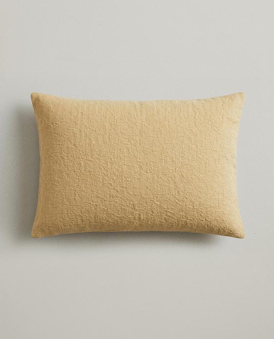 TEXTURED JACQUARD CUSHION COVER