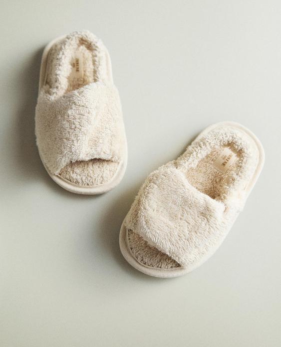 ZAPATILLA TOALLA PALA BAÑO INFANTIL