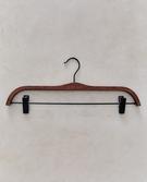 WOOD-FINISH SKIRT HANGER SET (PACK OF 2)