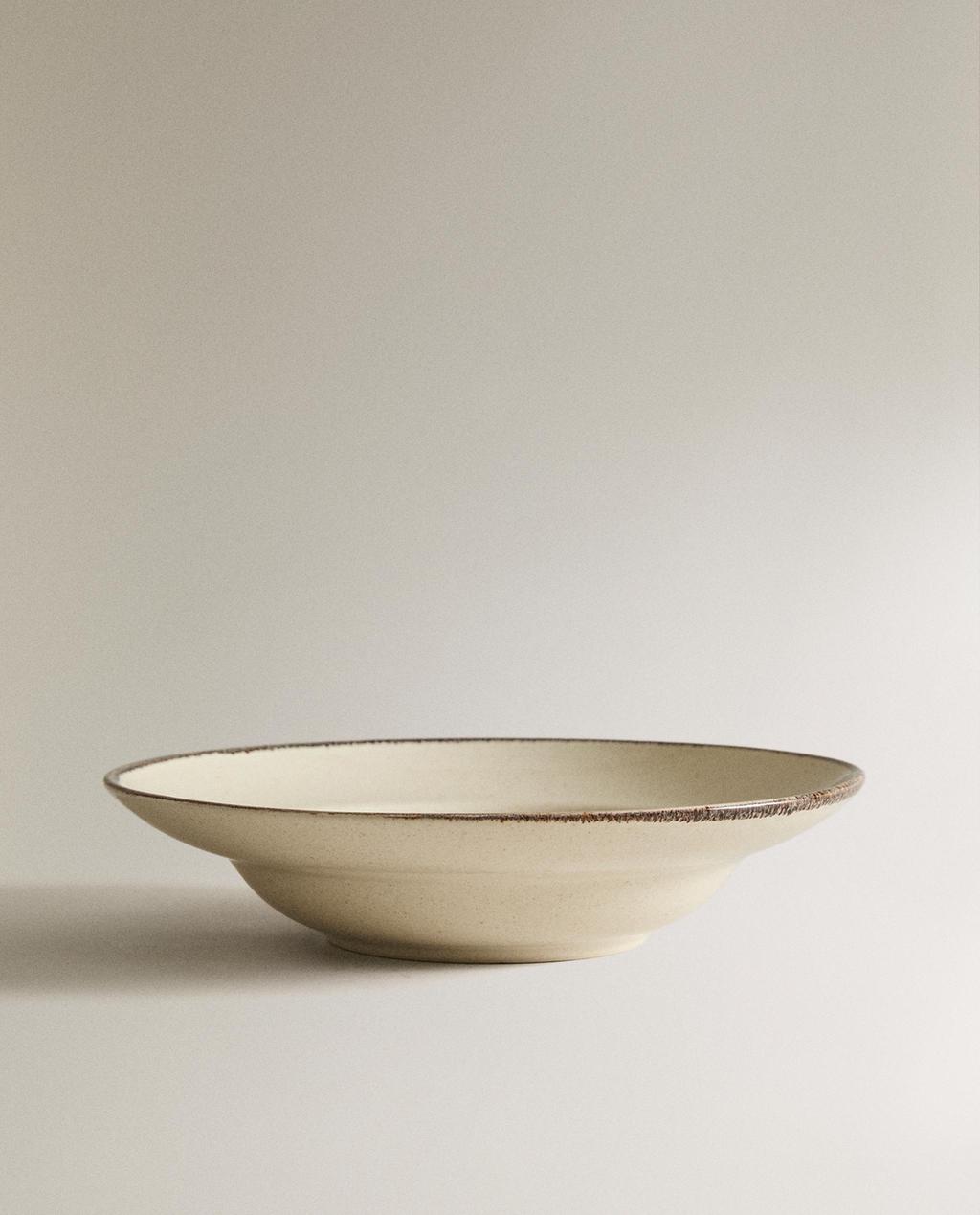 STONEWARE PASTA PLATE