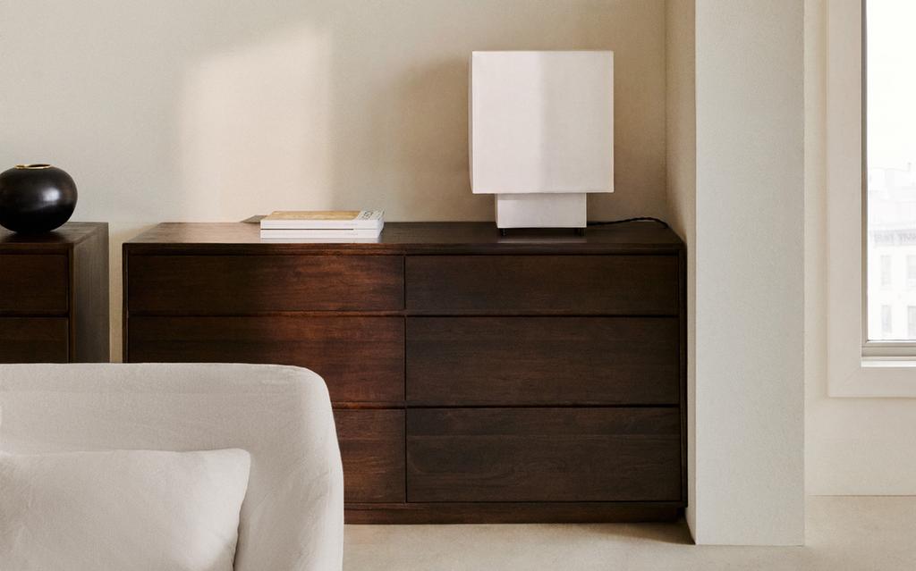 WOODEN CHEST WITH DRAWERS
