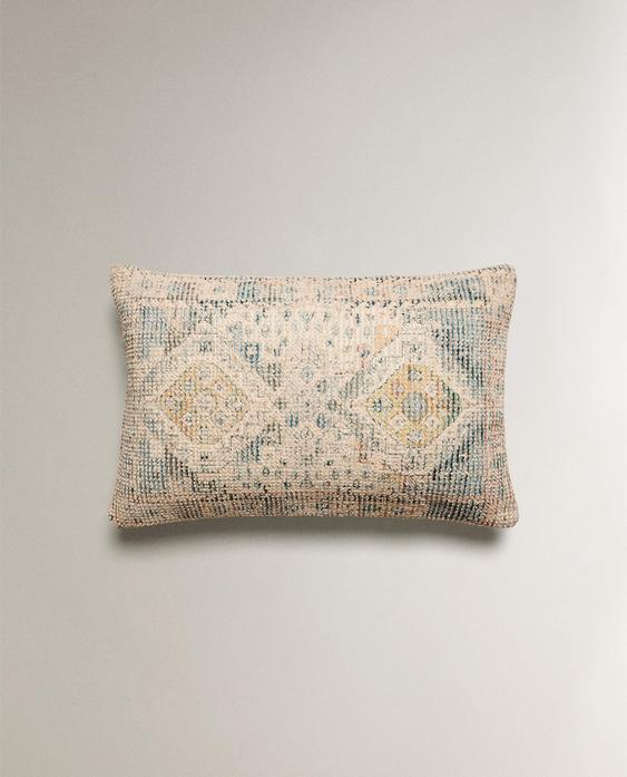 VINTAGE-EFFECT CUSHION COVER