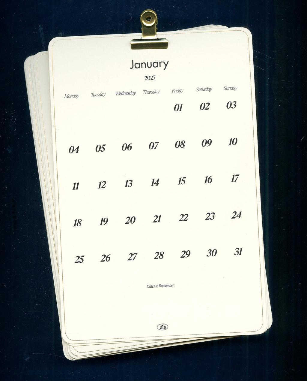 2027 WALL CALENDAR