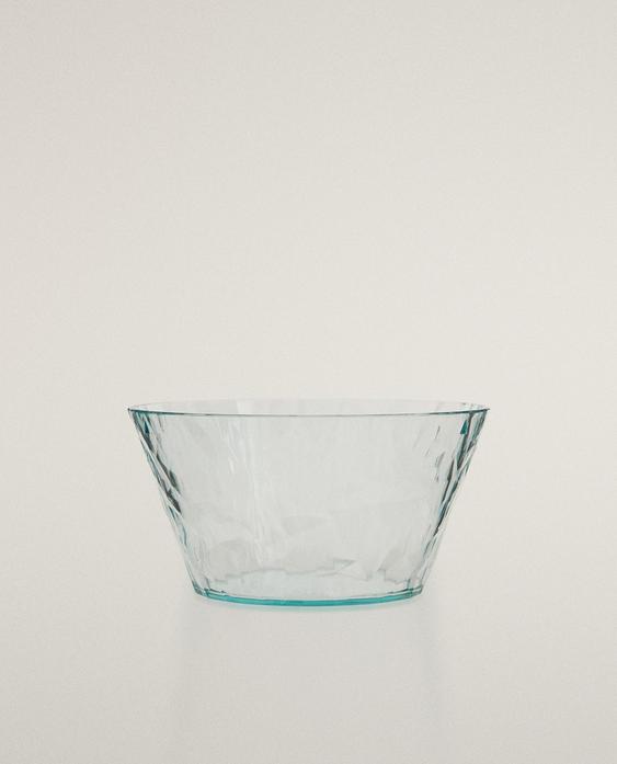 DIAMOND-EFFECT ACRYLIC BOWL