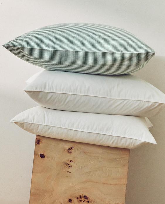 CHECK SEERSUCKER PILLOWCASE