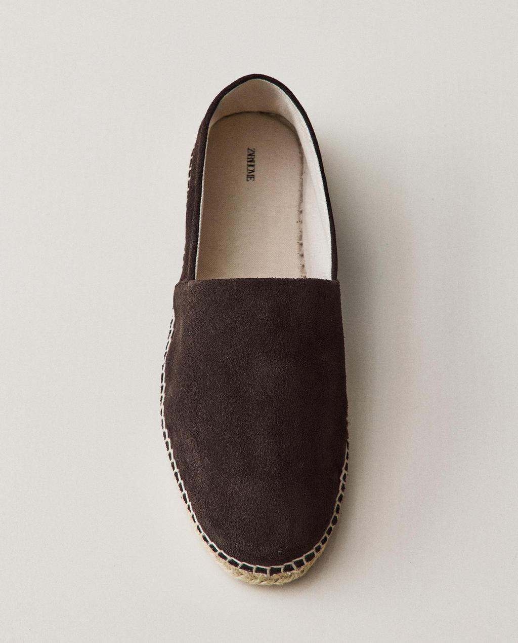 LEATHER ESPADRILLES