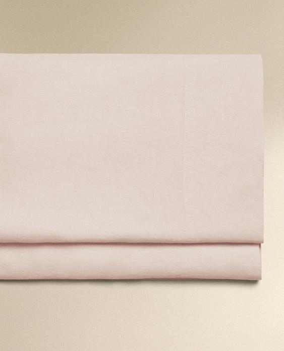 DRAP DE DESSUS LIN DÉLAVÉ