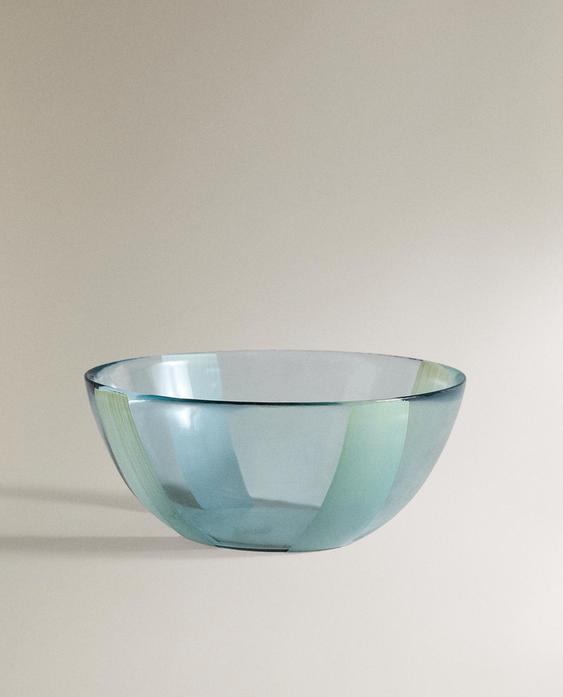 STRIPED GLASS BOWL